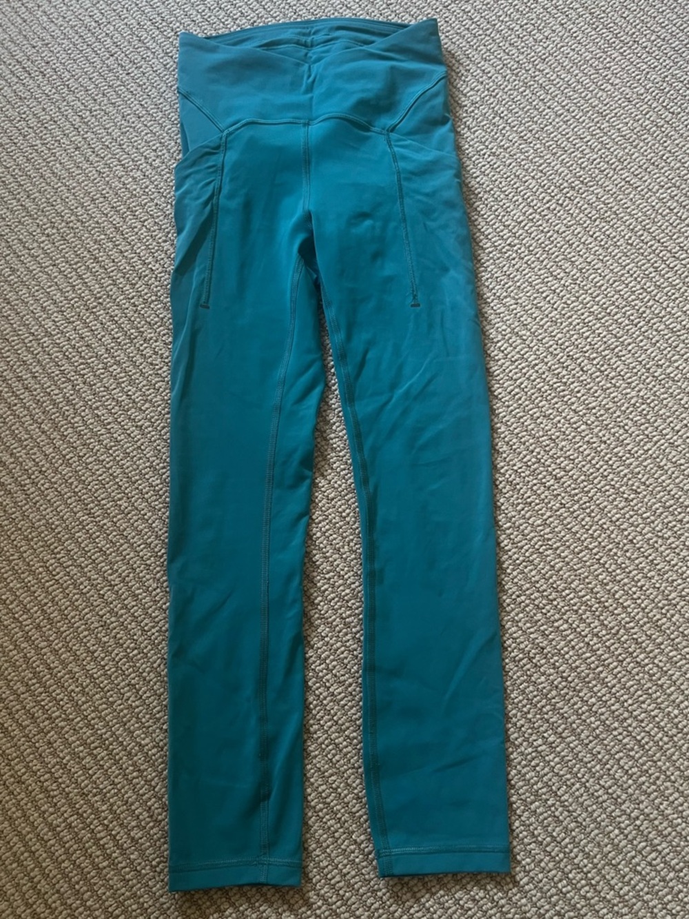 lululemon HR Invigorate Teal Leggings
